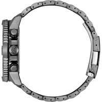 Citizen Reloj Eco-Drive Promaster Navihawk A-T para hombre, esfera verde, pulsera de acero inoxidable, modelo AT8227-56X