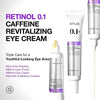 Anua Crema Revitalizante De Ojos Con Retinol 0.1% Cafeína Niacinamida 30g