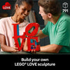 LEGO Art Love 31214, set de construcción coleccionable para adultos, ideal para regalar en ocasiones especiales y decorar