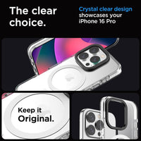 Funda AICase transparente compatible iPhone 16 Pro con MagSafe, magnética y delgada, no amarillenta, ligera y protectora