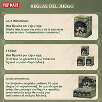 POP MART SKULLPANDA - Figuras de la serie The Ink Plum Blossom, figuras de diseño aleatorio, juguetes coleccionables