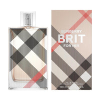 Burberry Brit Eau De Parfum, perfume floral para mujer con notas de pera helada, almendra azucarada y vainilla