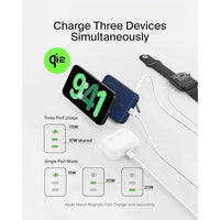 Banco de energía portátil Belkin con carga inalámbrica de 15W, MagSafe y soporte para iPhone, AirPods y Apple Watch