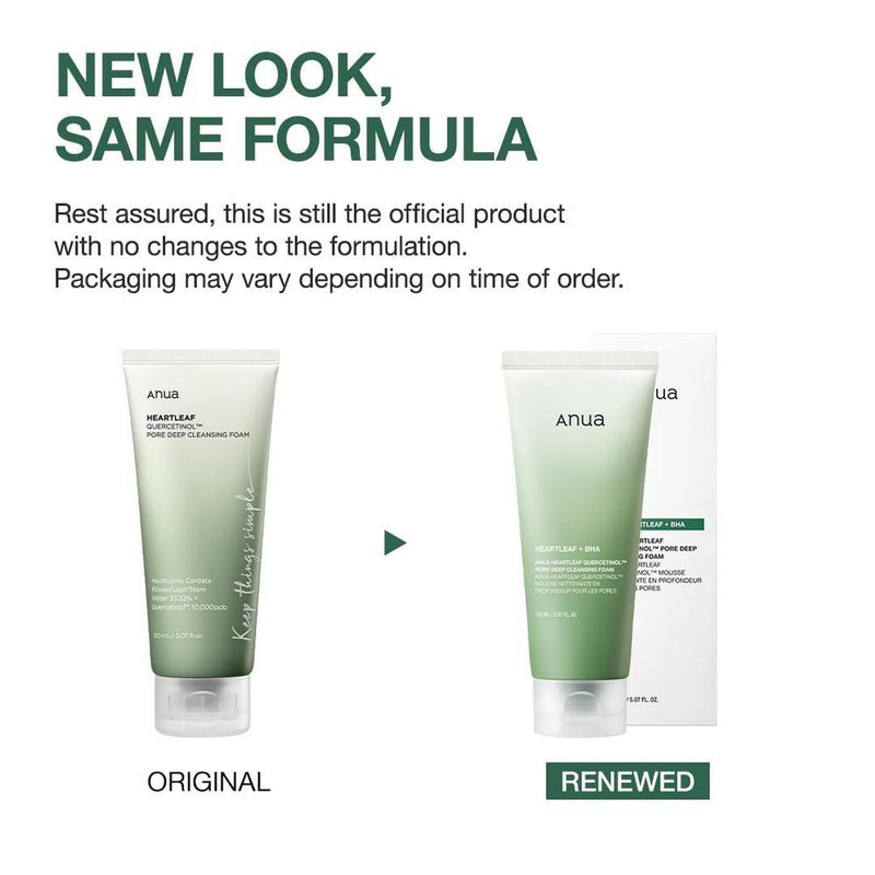 Espuma Limpiadora de Poros Heartleaf Quercetinol BHA 150ml