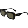 Gafas Rectangulares Calvin Klein Jeans con Monogram, Silueta Fluida y Montura RXable