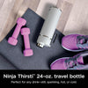 Ninja Thirsti Water Bottle - Insulated for Sparkling Drinks, Keeps Beverages Colder Longer, Leak Proof, Dishwasher Safe