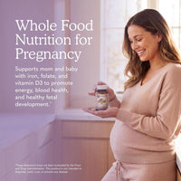 Garden of Life Organics Vitamina prenatal con ácido fólico, hierro, vitamina C, B6, B12, D3 orgánico y vegano