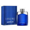 Perfume MONTBLANC Legend Blue para hombres con fragancia de madera, 100 ml