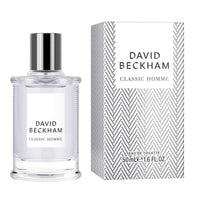 David Beckham Classic Homme Eau de Toilette, notas de pomelo rosa, madera de cachemira y caoba, fragancia para hombre