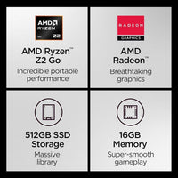 Lenovo Legion Go S 2025 - PC Portátil Para Juegos, 8" WUXGA 120Hz, 16GB RAM, 512GB SSD, AMD Ryzen Z2 go, Blanco Glaciar