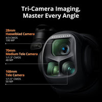DJI Mavic 4 Pro Combo Fly More con DJI RC 2, triple cámara Hasselblad de 100MP, transmisión 30km, vuelo máximo 51 minutos
