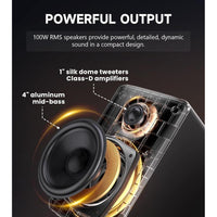 Edifier Altavoces M90: Alta resolución, 100W, Bluetooth 6.0, HDMI eARC, SUB Out, negro, control remoto