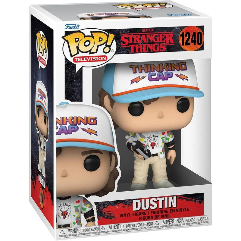 Funko Pop! TV: Stranger Things - Figura coleccionable de Dustin, regalo perfecto para fanáticos