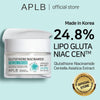 APLB Glutatión Niacinamida Crema Facial con LIPO GLUTA NIAC CEN, cuidado coreano de la piel, profunda hidratación y elasticidad mejorada