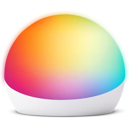 Echo Glow Lámpara inteligente multicolor compatible con Alexa para control de color y brillo con voz