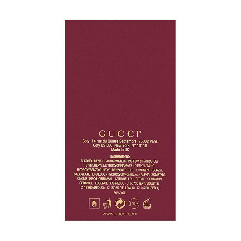 Gucci Guilty Absolute Pour Femme Eau de Parfum Spray, aroma frutado con notas de mora, rosa búlgara y Goldenwood