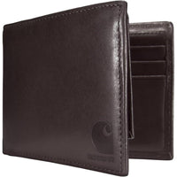 Carhartt Carteras duraderas de cuero marrón aceitado para hombre, varios estilos disponibles