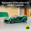 LEGO Speed Champions Lotus Evija, modelo de coche de carreras para niños, set coleccionable con minifigura de conductor