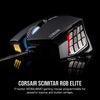 Mouse para juegos MOBA y MMO, 18,000 DPI, 17 botones programables, compatible con iCUE, construcción ultraduradera