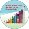 Hand2mind Numberblocks cubos MathLink con actividades educativas, basado en la serie, con 100 cubos y 30 actividades