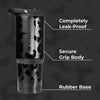 HydroJug Sport Botella de acero inoxidable con popote y diseño ergonómico a prueba de fugas, reutilizable, apta para lavavajillas