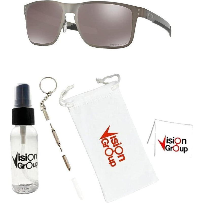 Oakley Holbrook Gafas de Sol Metálicas con Protección UVA, UVB, UVC Incluyendo Accesorios de Limpieza y Reparación