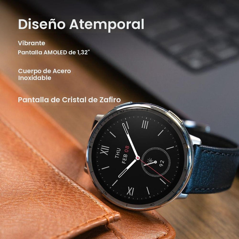 'Amazfit Active 2 Smartwatch Android/iPhone, Resistente Al Agua, Batería 10 Días, GPS, Monitor Corazón Y Sueño'