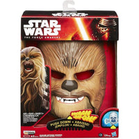 Máscara electrónica de Chewbacca de Star Wars con sonidos Wookiee FX para disfrutar en juegos de rol y diversión temática