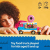 LEGO City Camión de Donas - Juguete de Construcción para Niños, Incluye Minifiguras de Proveedores y Clientes con Accesorios Divertidos