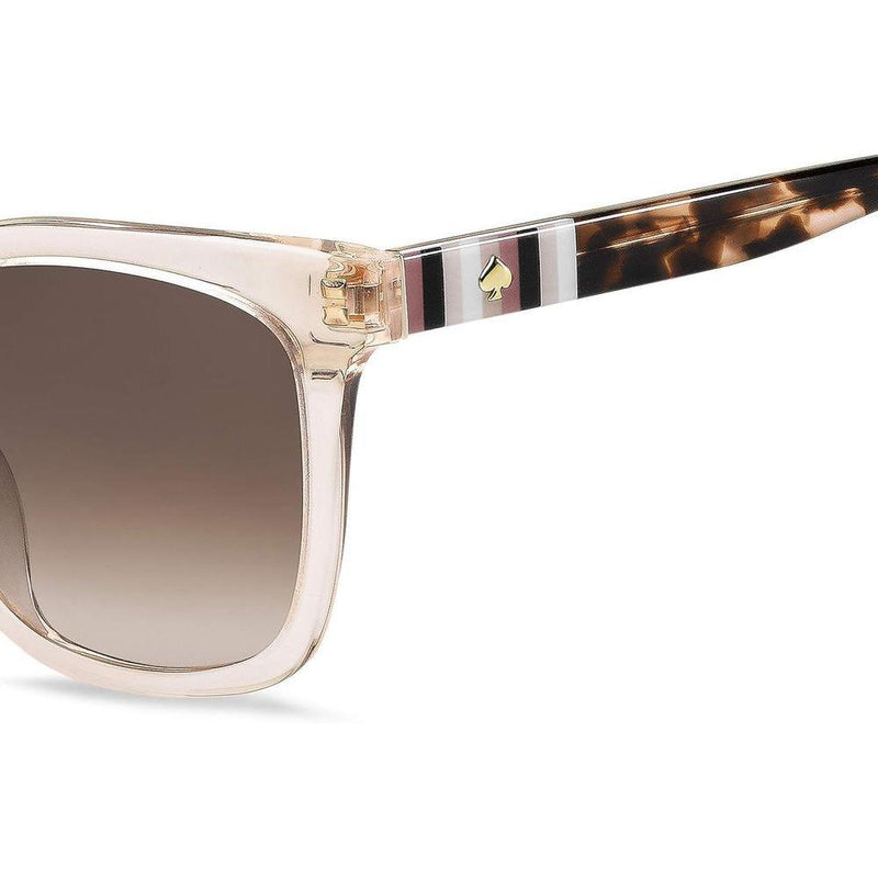 Gafas de sol cuadradas Kiya para mujer de Kate Spade, diseño en melocotón con protección UV 100%