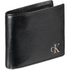 Billetera plegable minimalista RFID de cuero Calvin Klein para hombre con múltiples ranuras para tarjetas