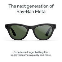 Gafas inteligentes Ray-Ban Meta Gen 2 Skyler negro brillante con cámara 12 MP y duración batería 8 horas