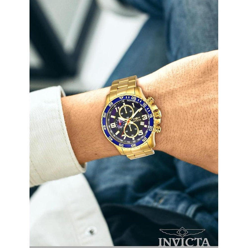 Reloj Invicta Specialty para hombres, cronógrafo, acero inoxidable con dial texturizado, estilo moderno y elegante