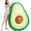 Jasonwell - Flotador inflable en forma de aguacate con pelota, para divertirse en piscinas, playas o fiestas