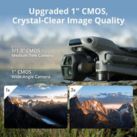 DJI Air 3S Combo Fly More con RC-N3 y cámara CMOS, video HDR 4K, detección de obstáculos y tres baterías incluidas