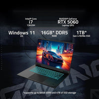 Gigabyte A16 Gaming Rtx 5070 I7 32gb Ram 165hz 1tb Ssd