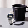 Casio Serie A158WA Reloj digital unisex Vintage con cronómetro alarma diaria WR y luz LED batería de 7 años