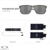 Lentes de sol Oakley Holbrook Mix para hombre con correa y kit de cuidado