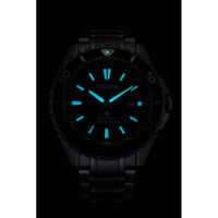Citizen Eco-Dive Promaster Dive, reloj de pulsera de acero inoxidable plateado para hombre con esfera verde, 3 manecillas y calendario