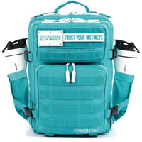 Mochila WOLFpak versátil de poliéster resistente al agua, con capacidad personalizable, cremalleras YKK y compartimento para portátiles