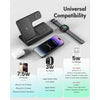 Estación de carga inalámbrica para iPhone: soporte de cargador 3 en 1 para múltiples dispositivos Apple iPhone, Watch, AirPods y Ultra Series