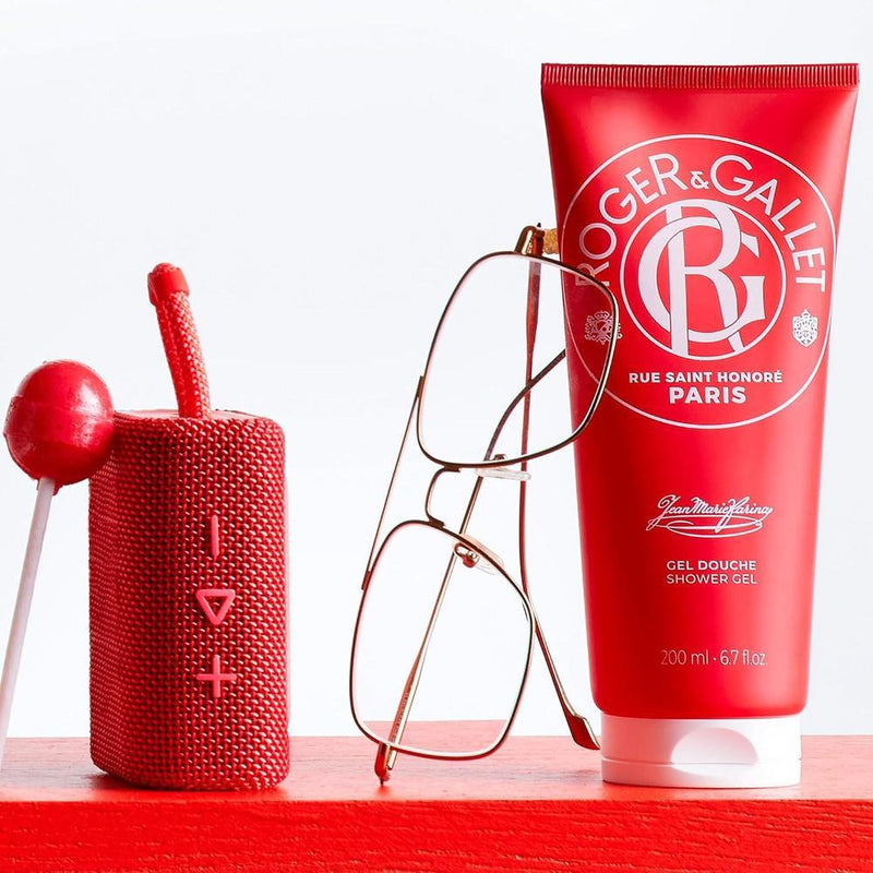 Jean Marie Farina Gel de Baño y Ducha de Roger & Gallet, limpieza ultra-suave con aloe vera y fragancia cítrica natural