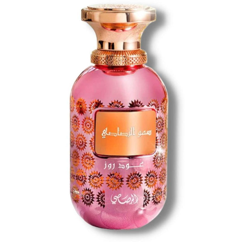 Rasasi Somow Al Oud Rose - Eau de Parfum, perfume árabe premium para mujer, fragancia de larga duración