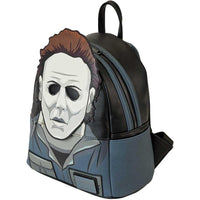 Loungefly Halloween Michael Myers Mini Mochila con detalles de diseño único y cuero vegano