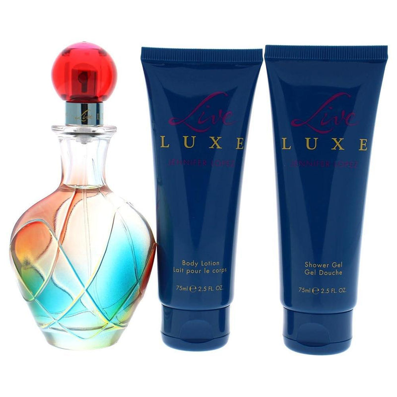 Jennifer Lopez Live Luxe for Women - 3 Pc Gift Set 3.4oz Edp Spra
