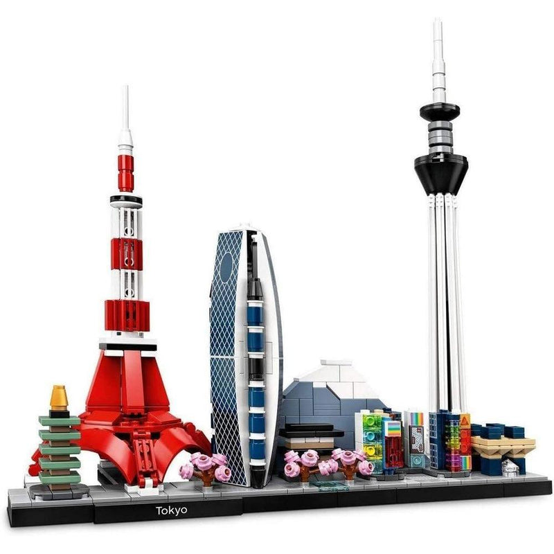 LEGO Architecture: Tokyo - Kit de construcción coleccionable para adultos, recrea el icónico horizonte de Tokio con 547 piezas