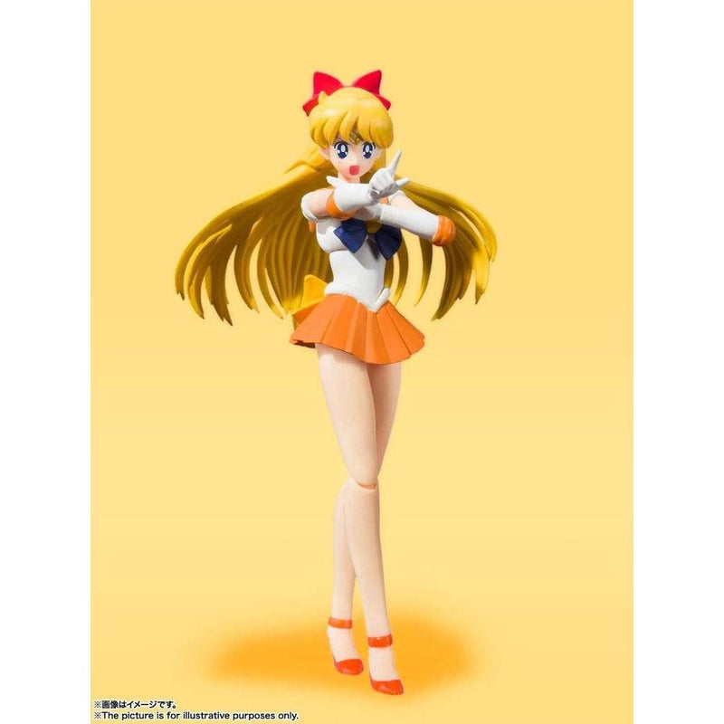 TAMASHII NATIONS - Pretty Guardian Sailor Moon - Sailor Venus - Animation Color Edition, Figura de acción Bandai Spirits