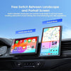 Pantalla inalámbrica Apple Carplay y Android Auto portátil con soporte magnético, compatible con todas las orientaciones