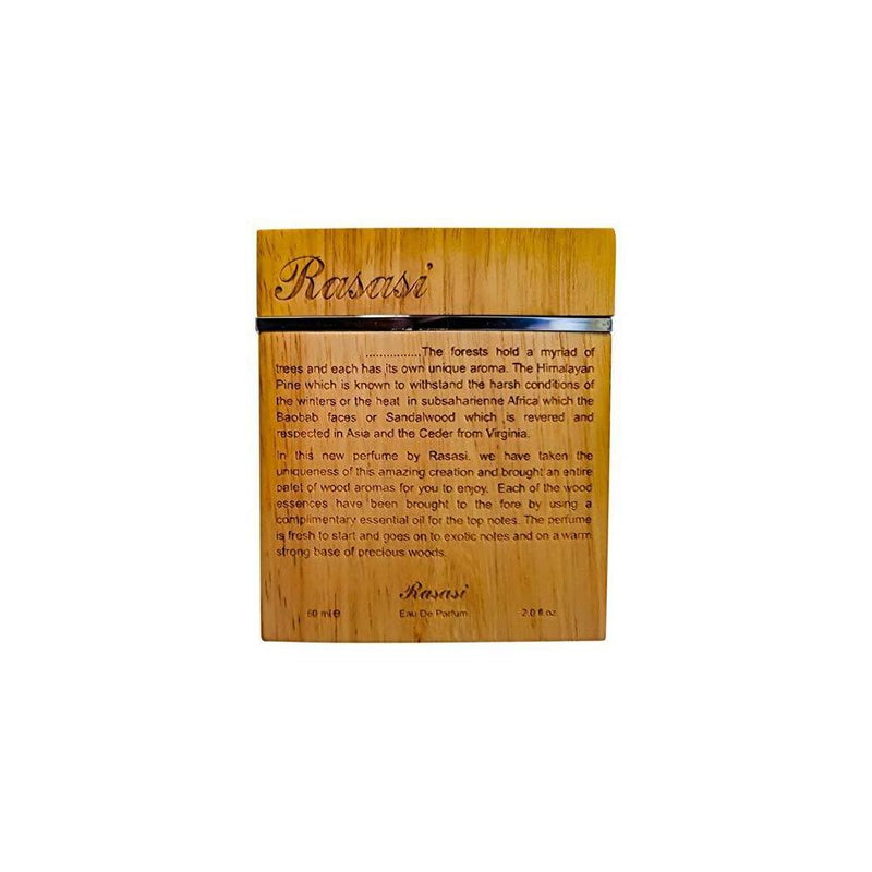 RASASI Wow Woody para hombre EDP - Eau de Parfum con aromas afrutados y notas de pomelo, mandarina y almizcle
