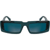 Gafas de sol rectangulares Calvin Klein Jeans con diseño atrevido y perfiles gruesos para comodidad y estilo